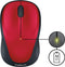 Logitech M235 - Draadloze Muis - Rood