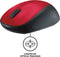Logitech M235 - Draadloze Muis - Rood