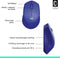 Logitech M330 Silent Plus - Draadloze Muis - Blauw
