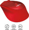Logitech M330 Silent Plus - Draadloze Muis - Rood