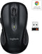 Logitech M510 - Draadloze muis met USB-dongle - Zwart