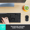 Logitech MK270 - Draadloos Toetsenbord en Muis - Azerty BE - Zwart