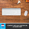 Logitech MK470 Slim Combo - Draadloos Toetsenbord en Muis - QWERTY - Wit