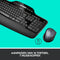 Logitech MK710 - Draadloos Toetsenbord en Muis - Qwerty - Zwart