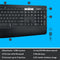 Logitech MK850 Performance - Draadloos Toetsenbord en Muis - US QWERTY ISO - Zwart