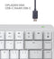 Logitech MX Mechanical Mini - Draadloos Toetsenbord - Geschikt voor Mac - QWERTZ - Wit