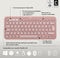 Logitech Pebble 2 Combo - Draadloos Toetsenbord en Muis combinatie - Qwerty US - Rose