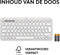 Logitech Pebble Keys 2 K380s - Draadloos Toetsenbord - Bluetooth - Azerty - White