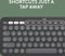 Logitech Pebble Keys 2 K380s - Draadloos Toetsenbord - Bluetooth - Azerty - Graphite