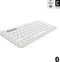 Logitech Pebble Keys 2 K380s - Draadloos Toetsenbord - Bluetooth - Azerty - White