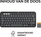 Logitech Pebble Keys 2 K380s - Draadloos Toetsenbord - Bluetooth - Azerty - Graphite