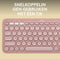 Logitech Pebble Keys 2 K380s - Draadloos Toetsenbord - Bluetooth - Azerty - Rose