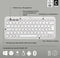 Logitech Pebble Keys 2 K380s - Draadloos Toetsenbord - Bluetooth - Azerty - White