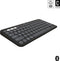 Logitech Pebble Keys 2 K380s - Draadloos Toetsenbord - Bluetooth - Azerty - Graphite