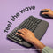 Logitech Wave Keys - Draadloos Toetsenbord - Ergonomisch - Azerty - Grafiet