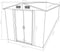 vidaXL - Tuinschuur - 257x392x181 - cm - metaal - grijs