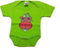 LOGO STAR - Rompertje - maat 56 - 0/2 maanden - groen / roze met print - set van 2