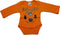 LOGO STAR - Rompertje - Oranje met print - maat 56 - Set van 2 - 1x LM & 1x KM