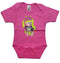 LOGO STAR - Rompertje - Roze - korte mouw - maat 68 - met afbeelding