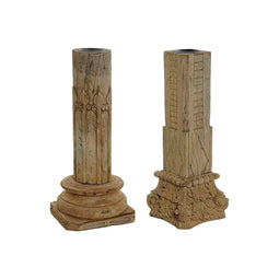 Decoratieve figuren Home ESPRIT Bruin Kolom 30 x 30 x 75 cm