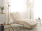 LOIRET - Chaise longue - Beige - Symmetrisch - Fluweel
