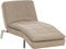 LOIRET - Chaise longue - Beige - Symmetrisch - Polyester