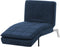 LOIRET - Chaise longue - Donkerblauw - Symmetrisch - Polyester