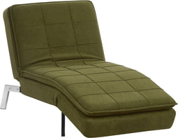 LOIRET - Chaise longue - Groen - Symmetrisch - Polyester