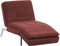 LOIRET - Chaise longue - Rood - Symmetrisch - Polyester