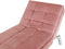 LOIRET - Chaise longue - Roze - Fluweel
