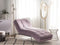 LOIRET - Chaise longue - Roze - Fluweel