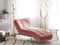 LOIRET - Chaise longue - Roze - Fluweel