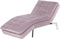 LOIRET - Chaise longue - Roze - Fluweel