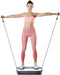 Wonder Core, Rock n Fit – Fitness trilplaat – Vibratietrainer - fitnessapparaat – 3-in-1 trilplaat met zitje – Full body hometrainer - Trainingsstoel - Fitness stoel - Buiktrainer - weerstandstrainer