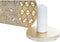 Kooi DKD Home Decor 27,5 x 27,5 x 52 cm Verouderde afwerking Gouden Metaal Wit Tuin