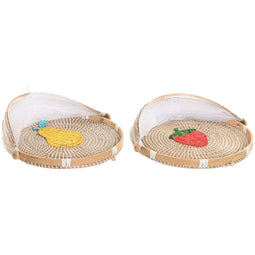 Esprit - Bordenafdekker - Natuurlijke Vezel 40 x 40 x 24 cm - Natuurlijk