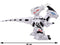 Gear2Play Robo Dino T-Rex - Programmeerbare Dino robot - Schiet darts - Wit