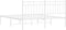vidaXL - Bedframe - met - hoofdbord - metaal - wit - 160x200 - cm