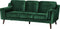 LOKKA - Driezitsbank - Groen - Fluweel