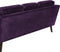 LOKKA - Driezitsbank - Paars - Fluweel