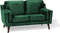 LOKKA - Tweezitsbank - Groen - Fluweel