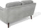 LOKKA - Tweezitsbank - Lichtgrijs - Fluweel
