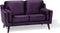 LOKKA - Tweezitsbank - Paars - Fluweel