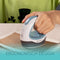 LOKLiK Mini Heat Press Verwarmingspers Hittepers t-shirtpers voor het personaliseren van textiel met vinyl en subliminatiepapier Denim Blauw