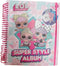 LOL Surprise Super Style Album - Potlood - Gum - Stiften - Waskrijtjes