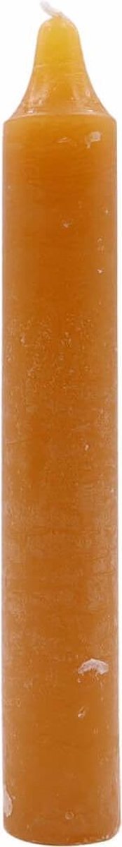 Lolaa Rustic dinerkaars geel 15cm - 6 stuks