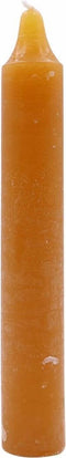Lolaa Rustic dinerkaars geel 15cm - 6 stuks