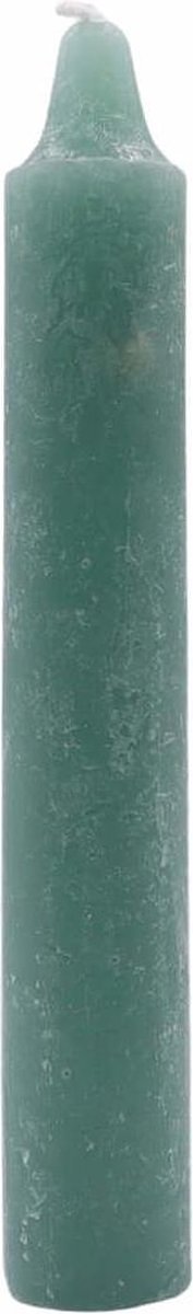 Lolaa Rustic dinerkaars lichtgroen 15cm - 6 stuks