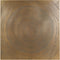 Lolita wandornament 80x1,5x80 cm - antiek brons