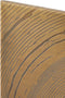 Lolita wandornament 80x1,5x80 cm - antiek brons